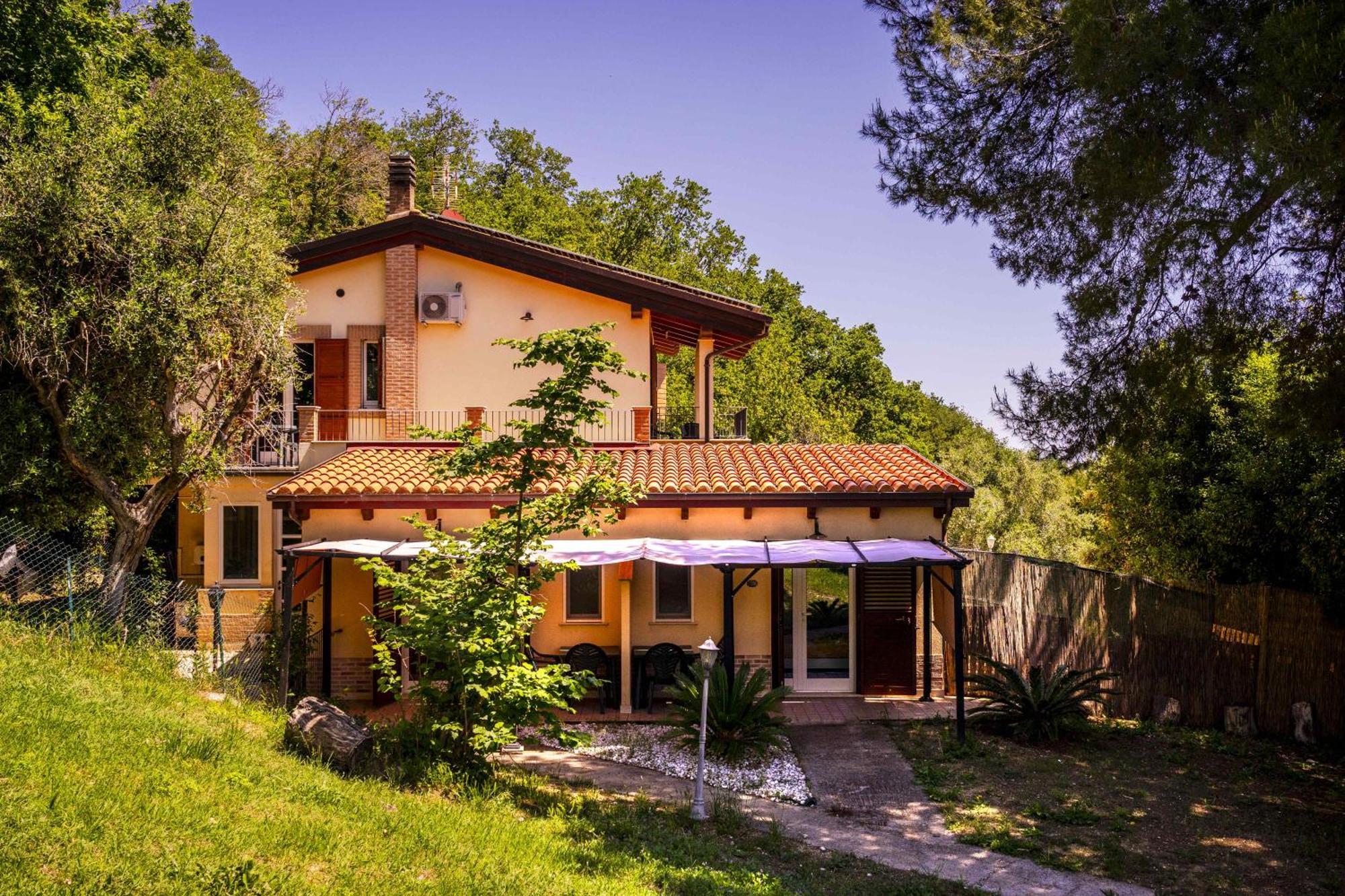 Casa Jo - Country Home With Sea View And 3 Private Ensuite Rooms Lapedona Exteriör bild