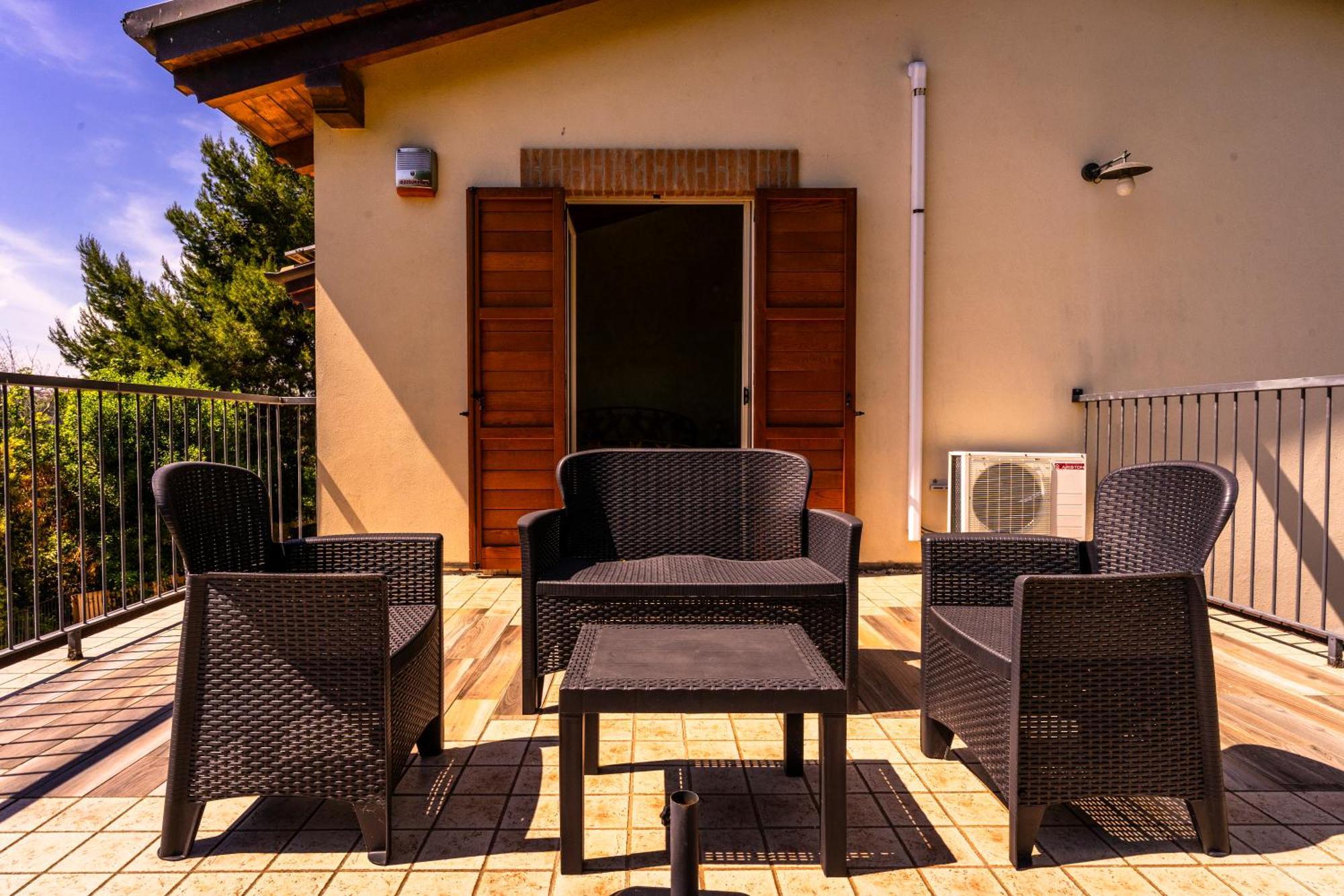 Casa Jo - Country Home With Sea View And 3 Private Ensuite Rooms Lapedona Exteriör bild