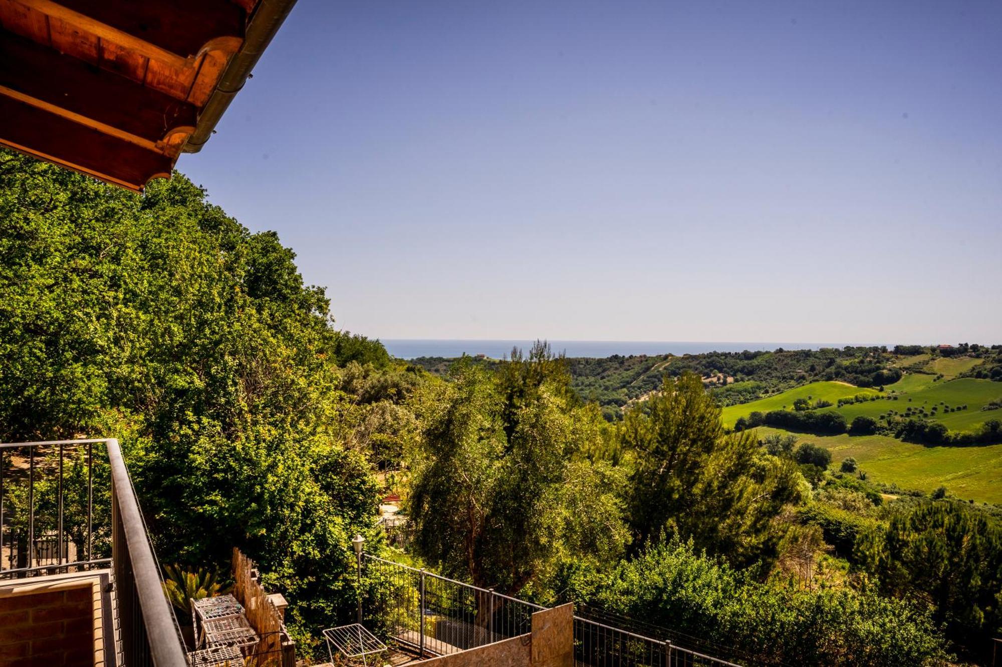 Casa Jo - Country Home With Sea View And 3 Private Ensuite Rooms Lapedona Exteriör bild