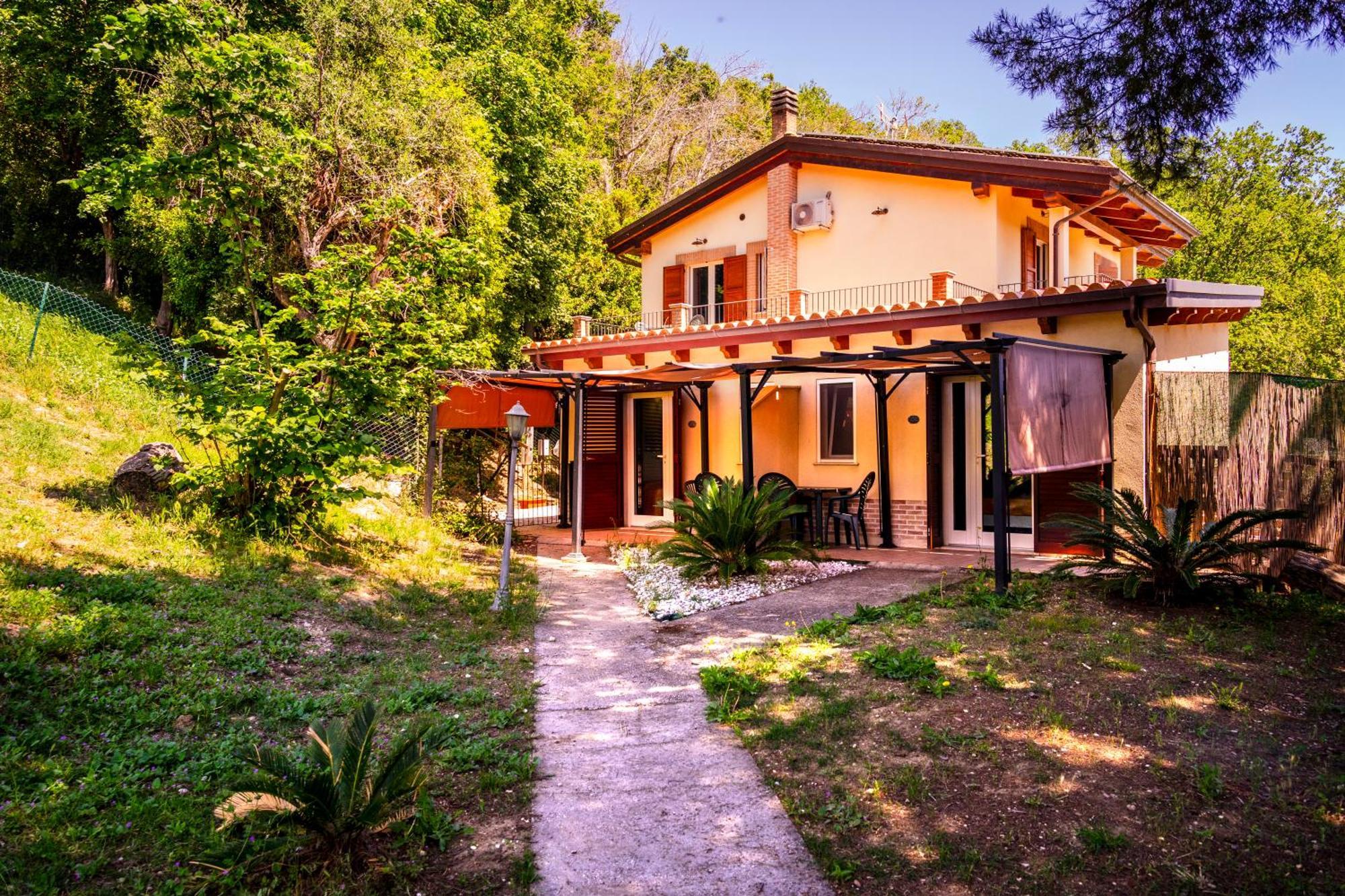 Casa Jo - Country Home With Sea View And 3 Private Ensuite Rooms Lapedona Exteriör bild