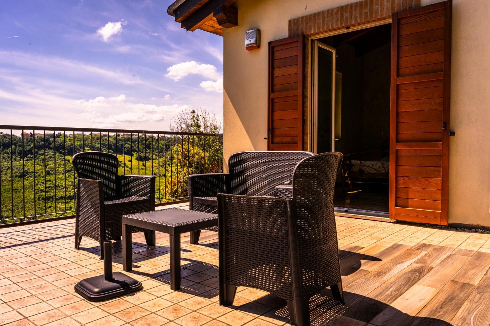 Casa Jo - Country Home With Sea View And 3 Private Ensuite Rooms Lapedona Exteriör bild