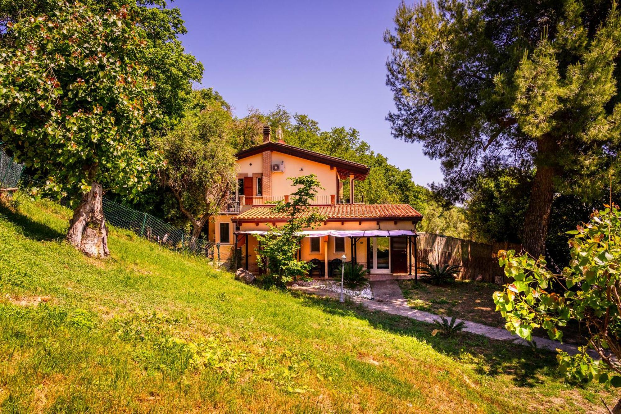 Casa Jo - Country Home With Sea View And 3 Private Ensuite Rooms Lapedona Exteriör bild